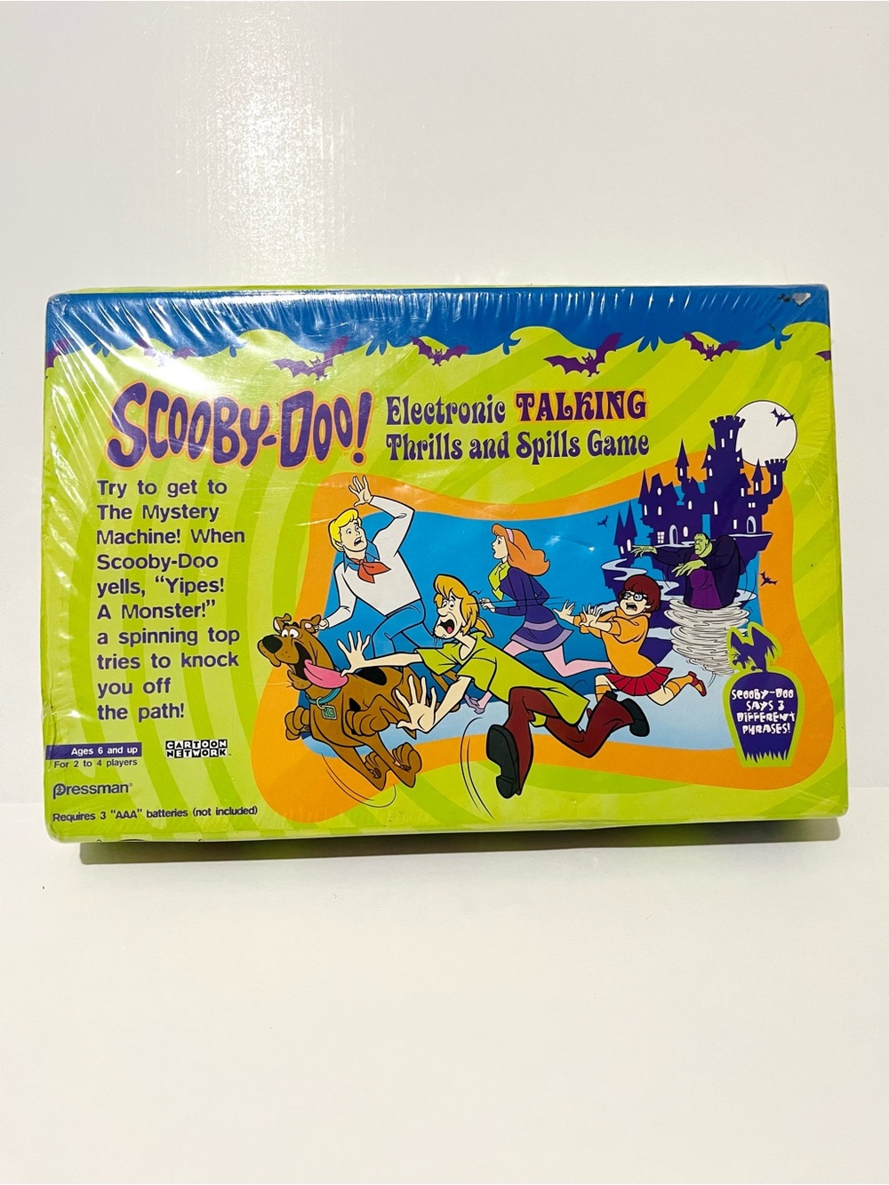 Vintage Scooby-Doo! Electronic Talking Thrills and Spills Game - Green